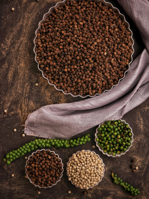 Soybeans in a bag at market